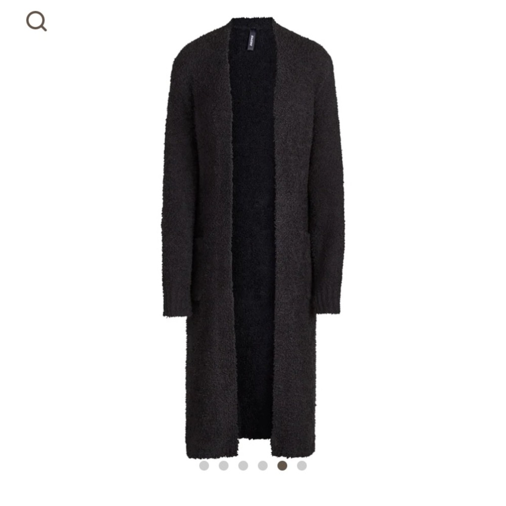 Skims cozy knit robe -onyx- L/XL